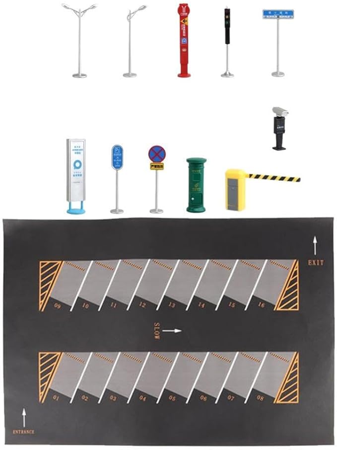 1:64 Vehicle Scene Layout for Miniature Car Models, Style F