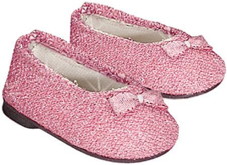 Sophia's - 18" Doll - Glitter Shoes - Light Pink
