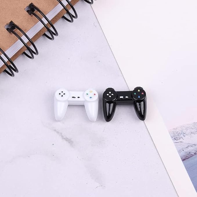 Black Dollhouse Model Gamepad Model Gamepad Dollhouse Wireless Game Controller Decoration 1:12 Decor Accessories