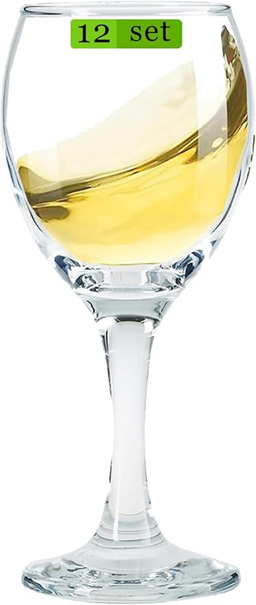 Glsairy Small Wine Glasses Cordial Glasses With Stem | Limoncello Glasses Set of 12 | Port Wine Glasses 3 oz | 90 ml