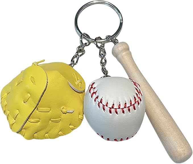 COSTOYFUN Mini Cute Soccer Keychain Bowling Tennis Baseball Keychain for Men Women Boys Girls Gift