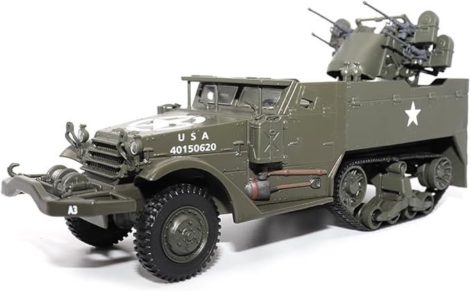 Motor city classics 1:43 Scale M16 Multiple Gun Motor Carriage - Militaria Diecast Model 23202-44