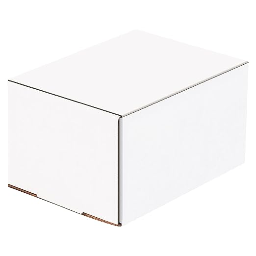 Box USA BMLR4 6 1/2"L x 4 7/8"W x 3 3/4"H, White (Pack of 50)