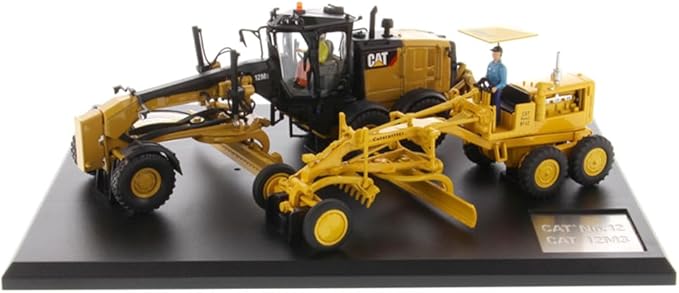 Diecast Masters 1:50 Caterpillar Diesel No. 12 and 12M3 Motor Grader, Evolution Series Cat Truck | Scale Model Collectible Construction Trucks Truck, 85560