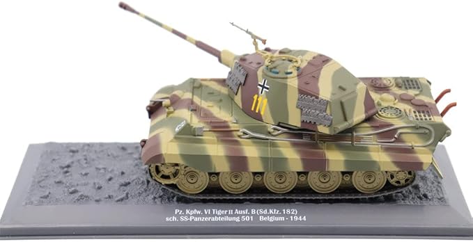 Motor city classics Militaria Diecast 1:43 Scale Military Diecast Collectible | PzKpfw VI King Tiger Ausf. B Heavy Tank-Schwere SS Panzer Abteilung 101, France, 1944 Model 23187-44