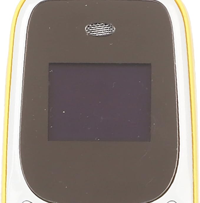 Heayzoki Mini Smartphone, Unlocked Mobile Phone, Dual SIM Hands BT Dialer GSM 2 in 1 Smallest Phone, Low Radiation Music Player with Voice Changer (Yellow)
