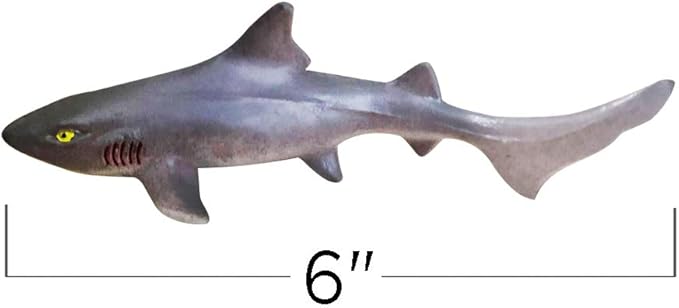 ArtCreativity Shark Figures in Mesh Bag- Pack of 6 Sea Creature Figurines in Assorted Designs, Bath Water Toys for Kids, Shark Party Favors for Toddlers, Boys, and Girls, Ocean Life Party Decor