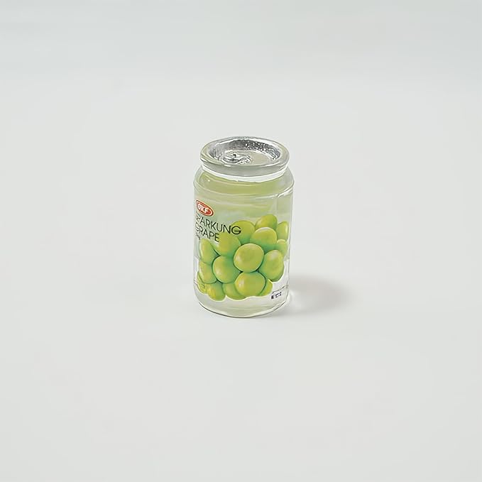 10 Miniature Fruit Juice Cans, Dollhouse Miniatures Food, Realistic Mini Drink Cans, Dollhouse Kitchen & Fridge Decor