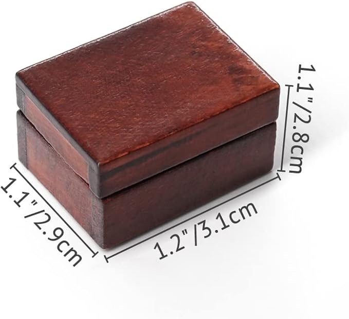Odoria 1/12 Miniature Jewelry Box Dollhouse Decoration Accessories, B
