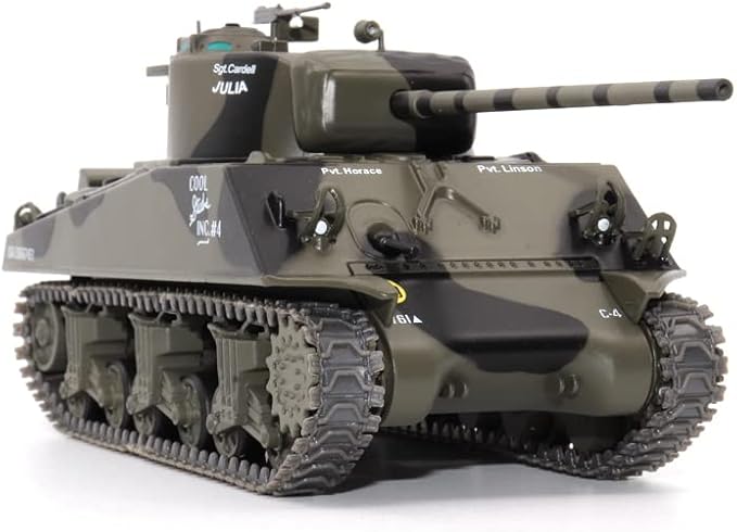 Motor city classics 1:43 Scale Military Diecast Collectible | M4A3 (76mm) 761st Tank Battalion - Germany, March 1944 | Militaria Diecast Model 23195-44