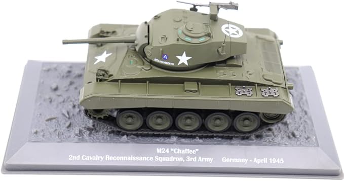 Motor city classics M24 Chaffee Light Tank - 2nd Cavalry Reconnaissance Squadron, Germany, 1945 (1:43 Scale)