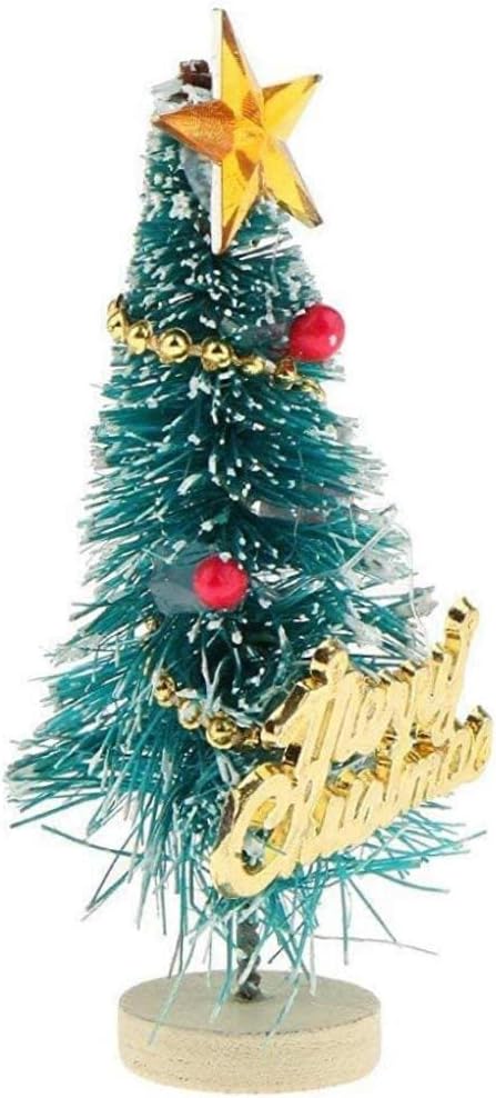 1:12 Scale Miniature Christmas Tree for Dollhouse, Small Holiday Scene Model for Party & Decoration