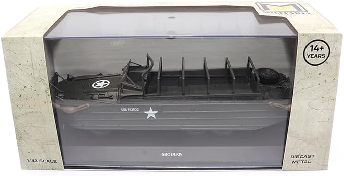 Motor city classics 1:43 Scale GMC DUKW - Militaria Diecast Model 23204-44