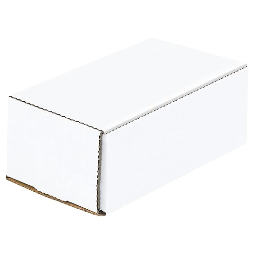 Box USA BMRX4X 6 1/2"L x 3 5/8"W x 2 1/2"H, White (Pack of 50)
