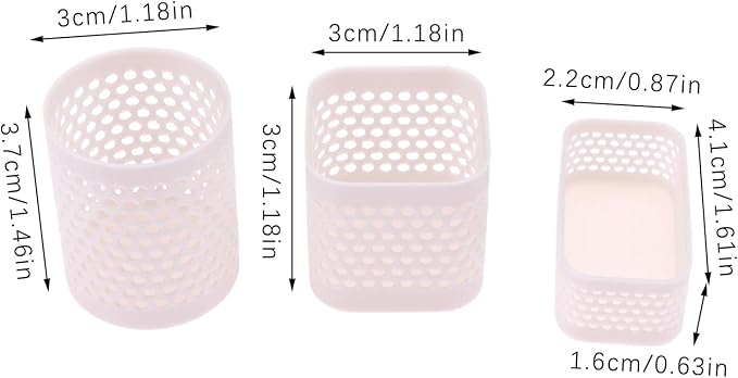 Dollhouse Mini Storage and Laundry Basket, Gray, 1:12 Scale, Plastic Bathroom Laundry Accessory