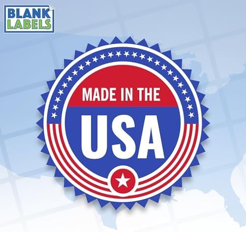 CD/DVD Label Full Face | Qty 1000 Disc, 1000 Spine | 500 Sheets Total | Permanent White Matte | Inkjet & Laser Compatible | Memorex Large Core | Easy to Peel | Made in USA | Blank Label