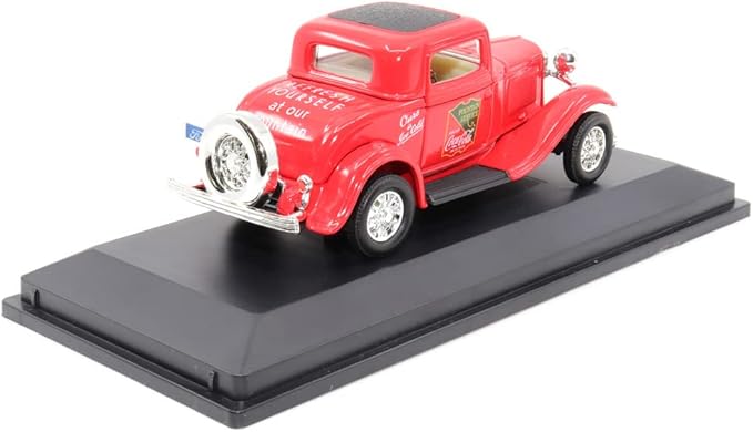 Motor city classics Coca-Cola Diecast Collectible | 1932 Ford Coupe Fountain Service | 1:43 Diecast Scale Model 443030 | Officially Licensed Coca-Cola Diecast