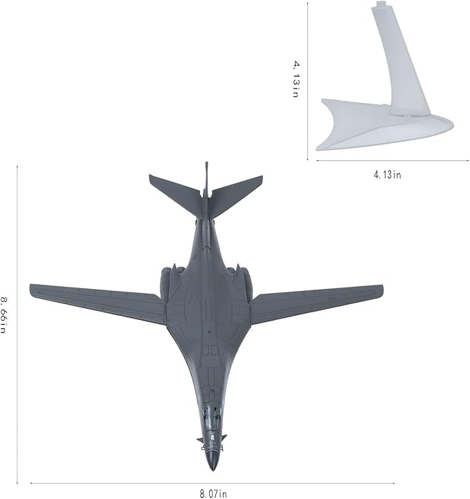 B-1B Lancer Fighter Attack Airplane Model 1/200 Military Aircraft Diecast Models