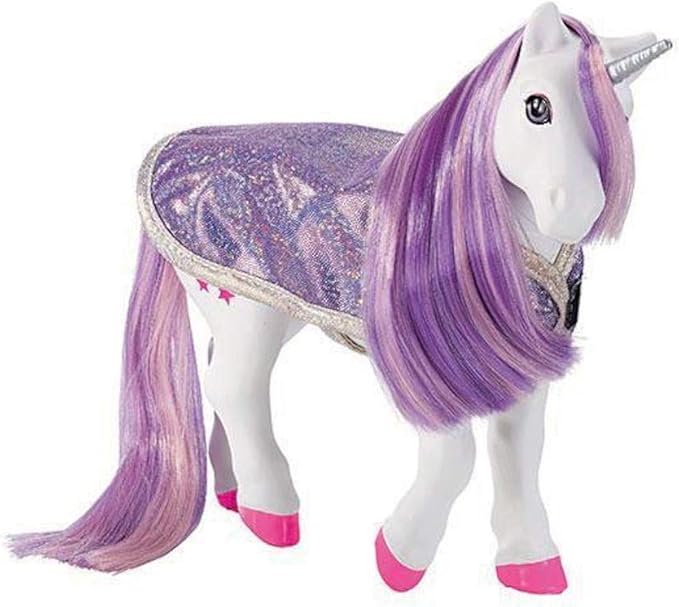 Breyer Horses Color Changing Bath Toy | Luna The Unicorn | Purple / Pink / White with Surprise Blue Color | 8.5" x 7" | Ages 3+ | Model #7233, Purple, White, Pink
