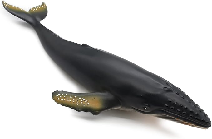 SmilerSmile Simulated Ocean Big Animal, One pc 15Inch Soft Filled Rubber Sea Educational Toys (Humpback)