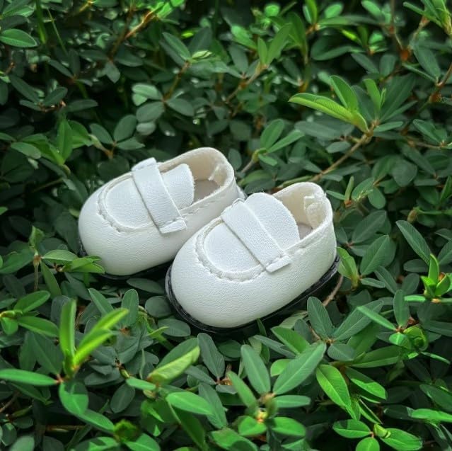 Compatible with Labubu Doll Shoes for 17cm Doll,Shoes Used for Labubu Accessories (A-White)