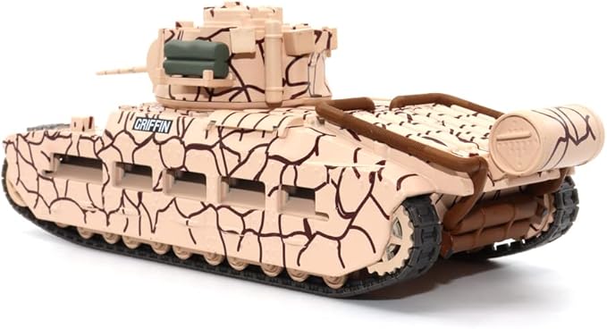 Motor city classics 1:43 Scale Military Diecast Collectible | Infantry Tank Mk. II 'Matilda Mk. III - Malta Tank Squadron, Royal Tank Regiment, Malta – 1942 | Militaria Diecast Model 23197-42