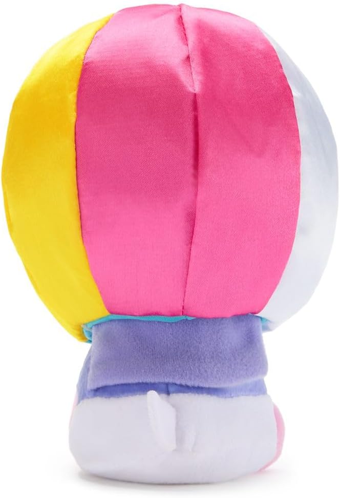 Disney Store Official Mini Mix-Its Plushies – Daisy Duck - Cute Stuffed Animals - Mix & Match Detachable Hats - Hook and Loop Strap - Plush Toys for Kids and Collectors, 7 Inch