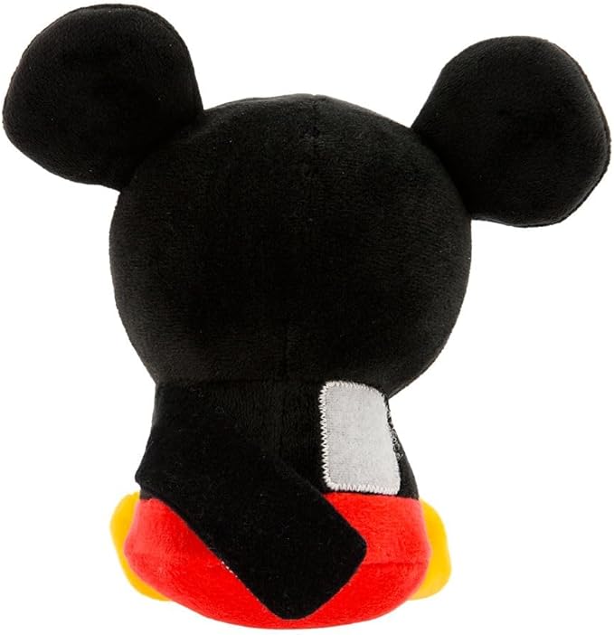 Disney Store Official Mini Mix-Its Plushies – Mickey Mouse - Cute Stuffed Animals - Mix & Match Detachable Hats - Hook and Loop Strap - Plush Toys for Kids and Collectors, 7 Inch