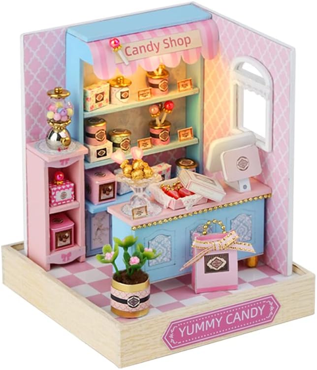 CRIOLPO Miniature House Kit -Delicious Candies