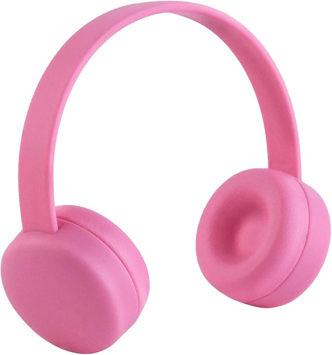 Olyre Doll Headphones for Dolls, Fits 17cm(6.69") Height Trendy Dolls or 1/6 BJDs, Miniature Headset Costume/Clothing Accessory (Doll Not Included) (Pink)