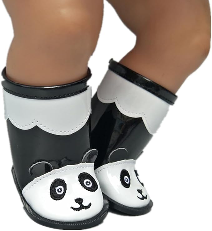 10 Pairs of 18-Inch Doll Shoes, BOSOIRSOU 2.75in Boots, Dance Shoes, Sandals, Casual Shoes, Canvas Shoes for 18" Doll Accessories