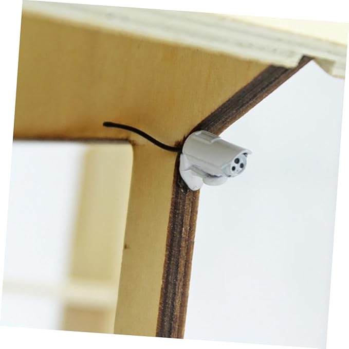 BESPORTBLE 2pcs Miniature Camera Dollhouse Accessory Alloy Vintage Wall Camera for Dolls House Room Display Realistic Prop for Creative Play and Imaginative Scenarios