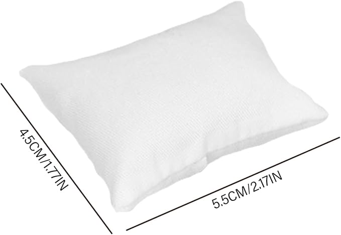 4PCS Miniature Dollhouse Pillow 1/12 Miniature Sofa Throw Pillow for Dollhouse Sofa Bed Decorations