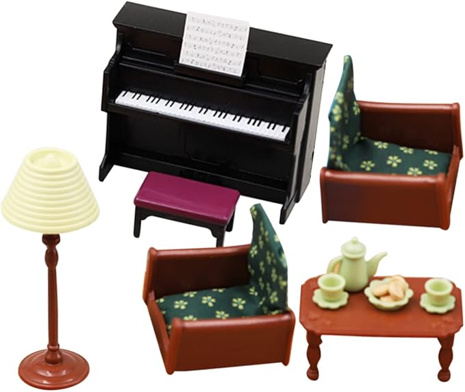 1set Miniature Dollhouse Furniture of Wear-Resistant Miniature Models for Home Projects