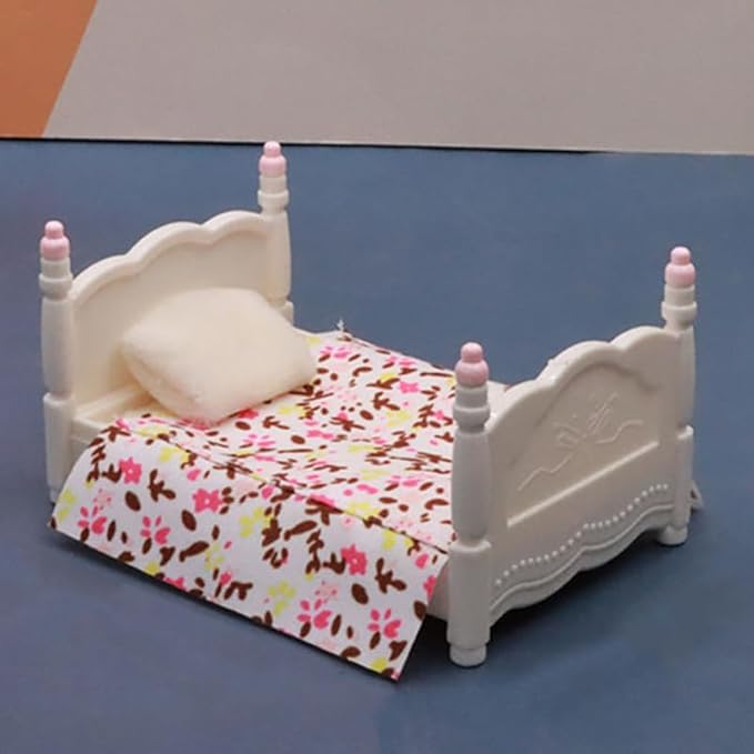 Miniature Bedroom Cabinet Set for Dollhouse Decor Mini Furniture for Boys and Girls Realistic Miniature Toy