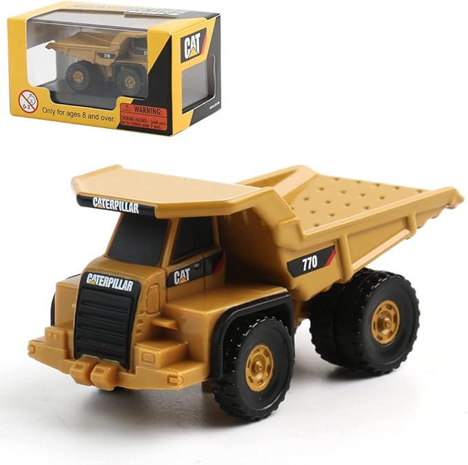 EROCK 1:160 N Scale Alloy Construction Vehicles - 1 Pcs, Die Cast Mini Construction Truck Toys, Engineering Vehicle Model for N Scale Railroad, Train Set, Collection, Age 8+