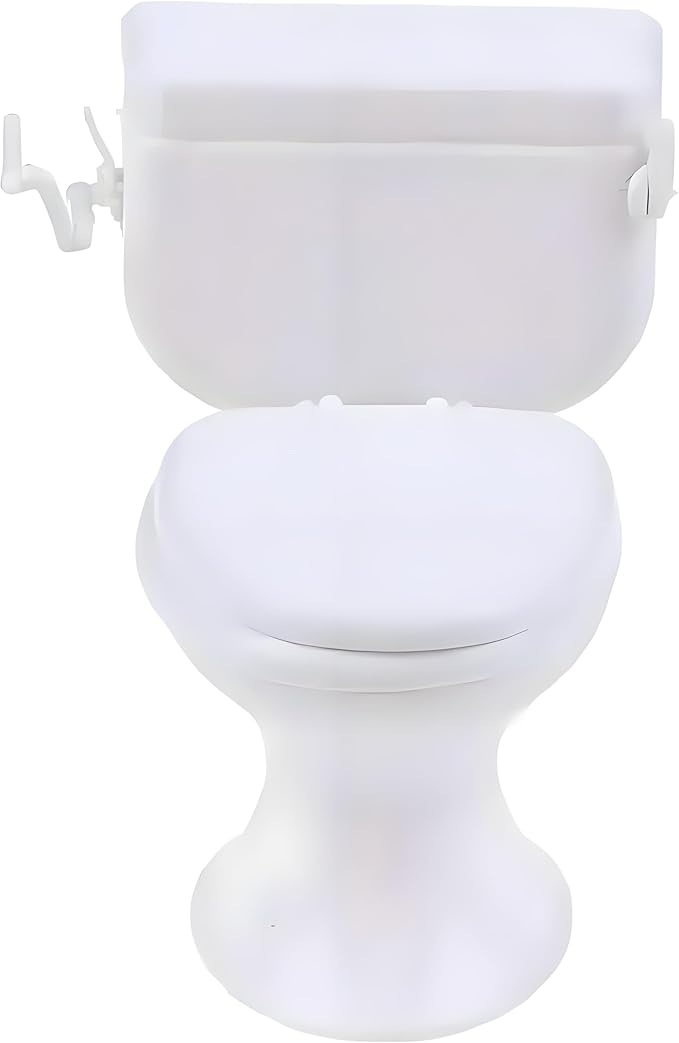 1:12 Scale Miniature Bathroom Toilet - Realistic Dollhouse Furniture for DIY Crafts, Dioramas and Architectural Models