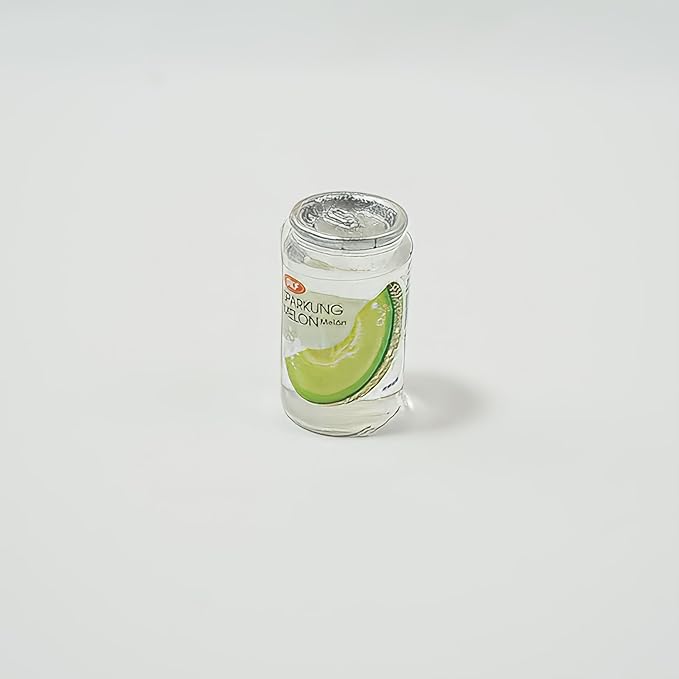 10 Miniature Fruit Juice Cans, Dollhouse Miniatures Food, Realistic Mini Drink Cans, Dollhouse Kitchen & Fridge Decor