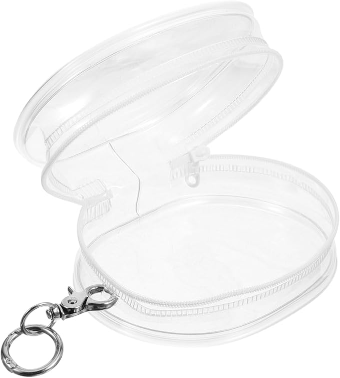 Alasum PVC Doll Carrier Bag - Portable Transparent Doll Bag 7.28X4.13X2.17 Inch Lightweight Hanging Toy Storage Organizer for Outdoor Use and Display