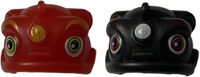 ZJXRMY Rubber Duck Accessories 2PCS Lion Head - Chinese Dance Lion Head Decorations for Rubber Duck Accessories Hang on Car Bag (Put On)