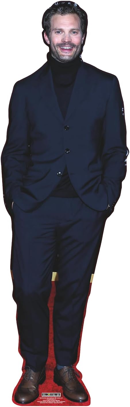 SC2416 Jamie Dornan Smiling Grey Shades Suit Fifty Cardboard Cutout Standee Standup