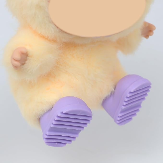 9 Pairs 17cm Doll Shoes, Plastic Mini Shoes for 17cm Dolls, Mini Finger Shoes, Clothing Accessory for 6.9 Inch Dolls