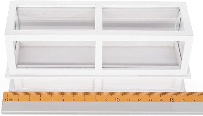 Odoria 1/12 Miniature Bakery Display Case Dollhouse Furniture Accessories, White
