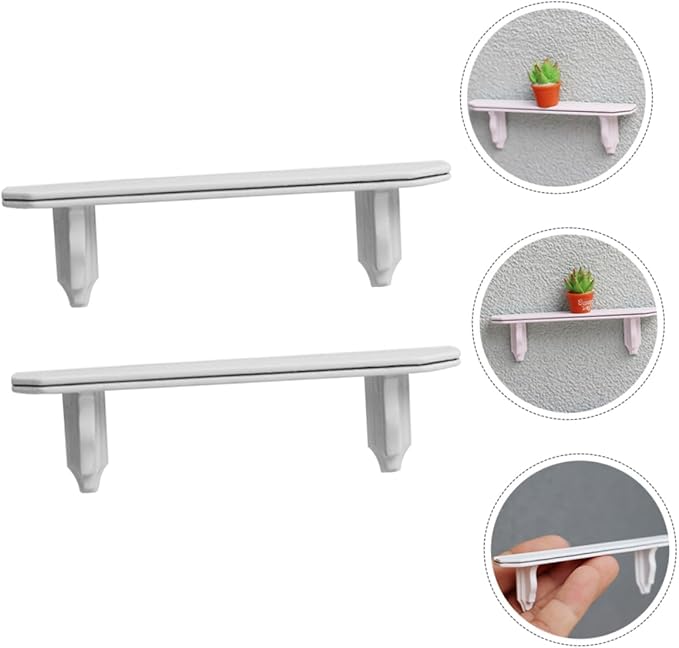 Garneck 2Pcs Dollhouse Realistic Miniature Display for Enhancing Mini House Decor for Dollhouse Accessories