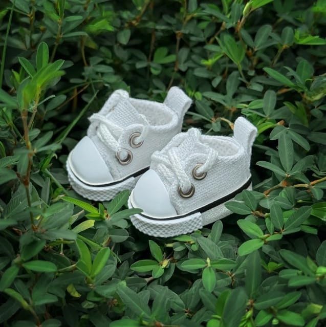 Compatible with Labubu Doll Shoes for 17cm Doll,Shoes Used for Labubu Accessories (F-White)