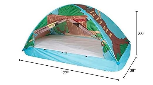 Pacific Play Tents 19790 Kids Tree House Bed Tent Playhouse - Twin Size