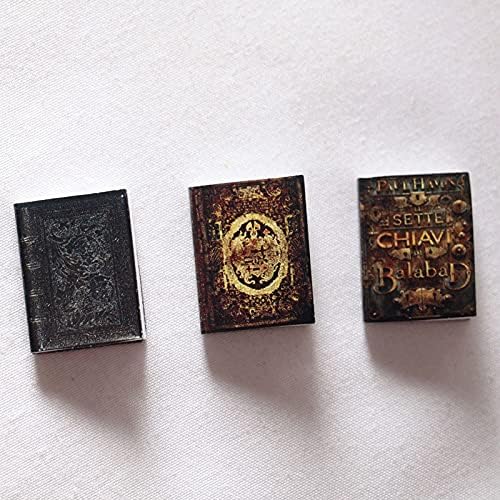 Dollhouse Decoration Accessories, 1:12 Dollhouse Ornament 12 Pcs Mini Color Magazine Book