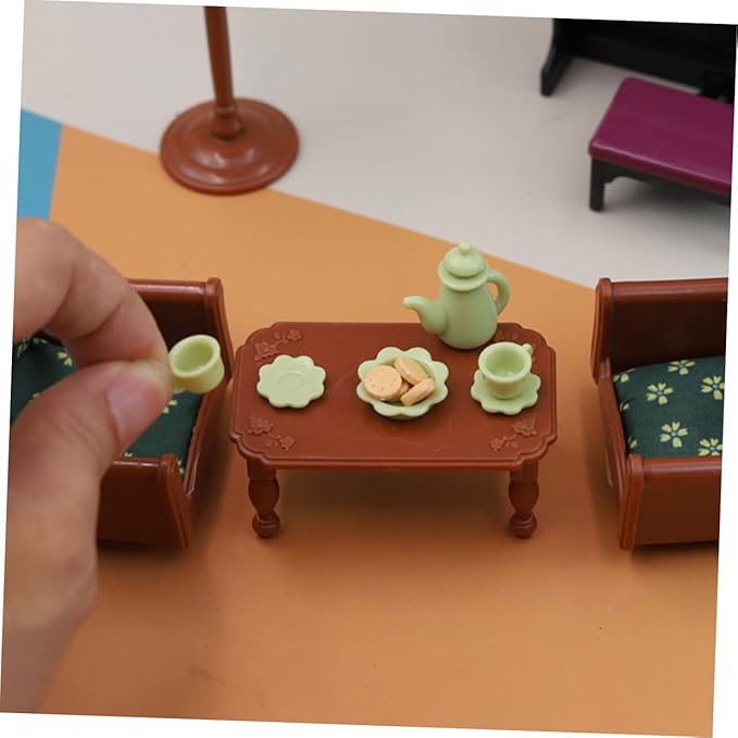 1set Miniature Dollhouse Furniture of Wear-Resistant Miniature Models for Home Projects