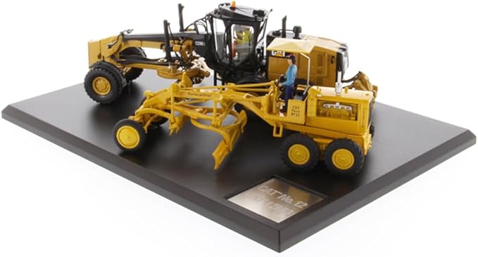 Diecast Masters 1:50 Caterpillar Diesel No. 12 and 12M3 Motor Grader, Evolution Series Cat Truck | Scale Model Collectible Construction Trucks Truck, 85560