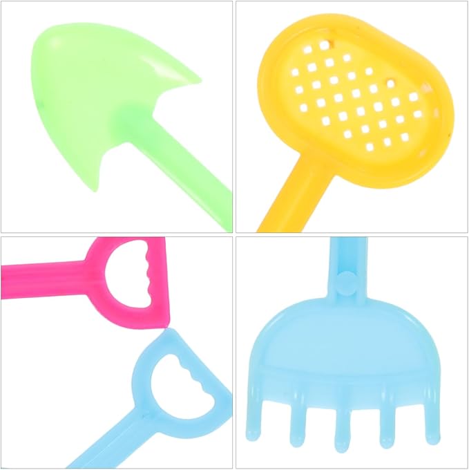 Alasum Mini Sand Digging Tool Model - Assorted Colors for Dollhouse Decoration Miniature Gardening and Photography Props